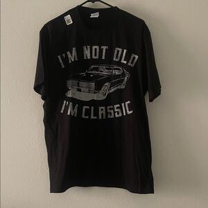 Classic Car Black Graphic Tee